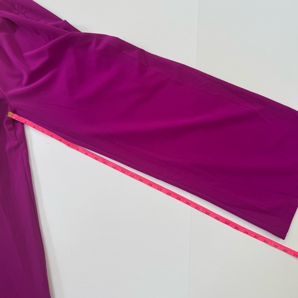 Entro Magenta Ruffle Sleeve Jumpsuit - Picture 9 of 12